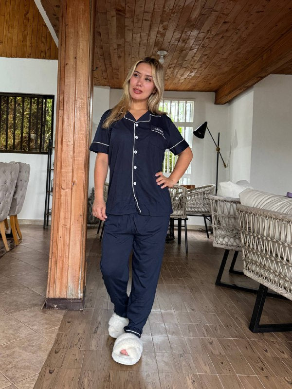 31011 PIJAMA PANT BOTONES VICTORIA