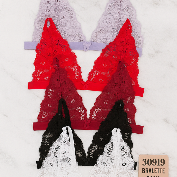30919 BRALLETE DAMA ENCAJE X 12