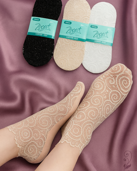 30927 MEDIA TOBILLERA DAMA ZGOOD X 3