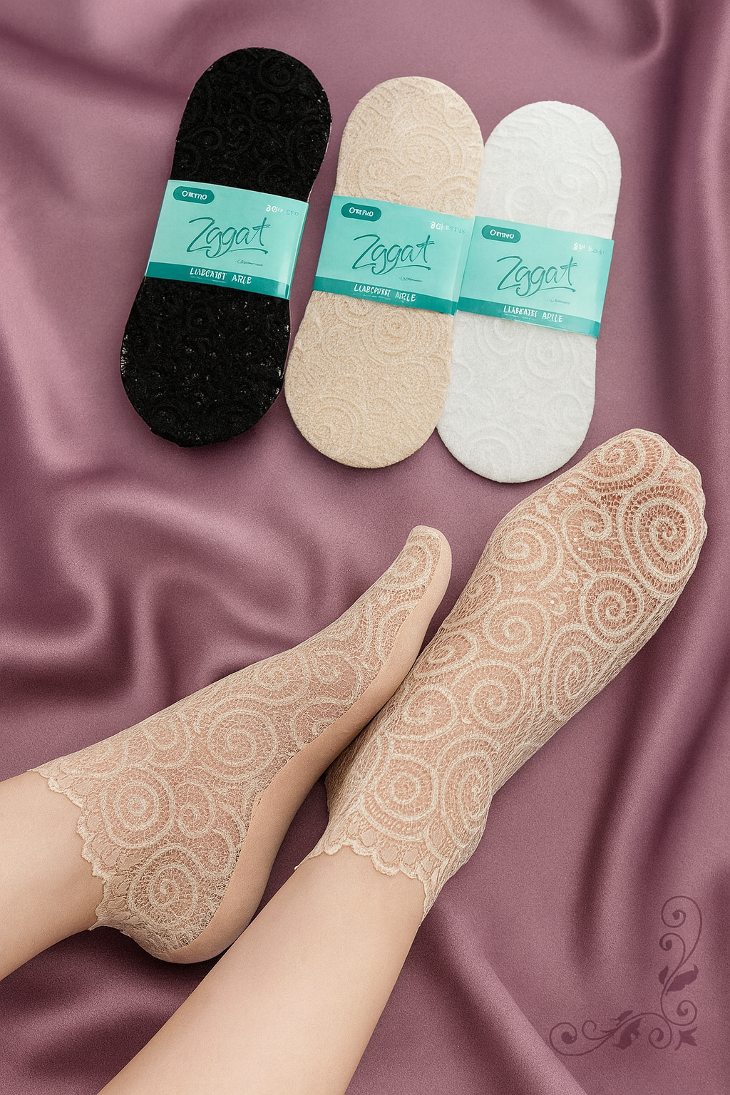 30927 MEDIA TOBILLERA DAMA ZGOOD X 3