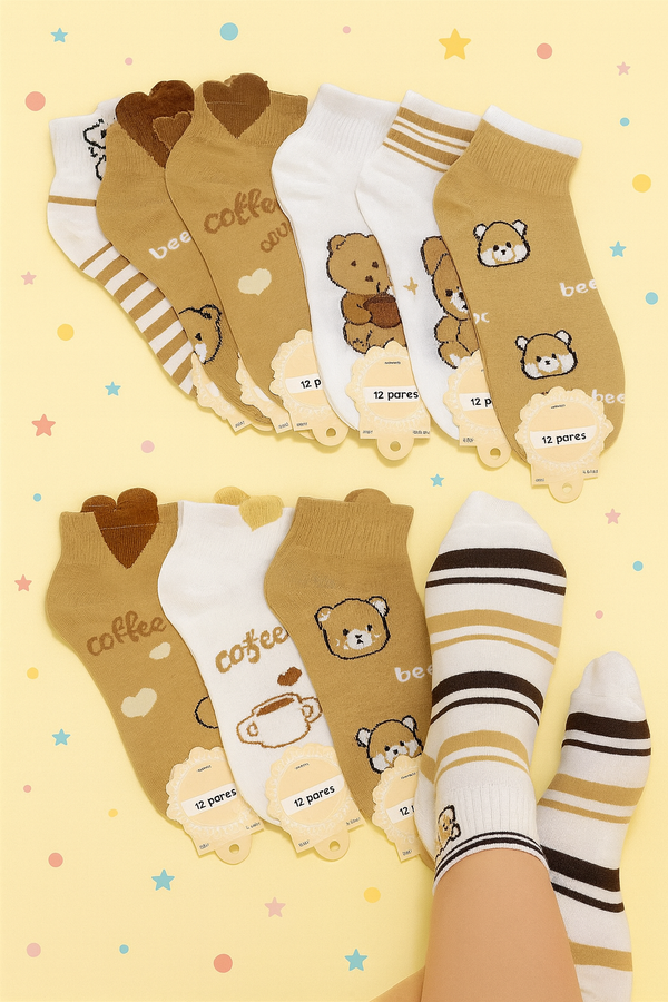 30941 MEDIA TOBILLERA DAMA CIELO X 12