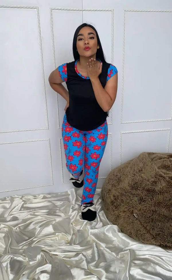 30890 PIJAMA PANTALON MANGA CORTA