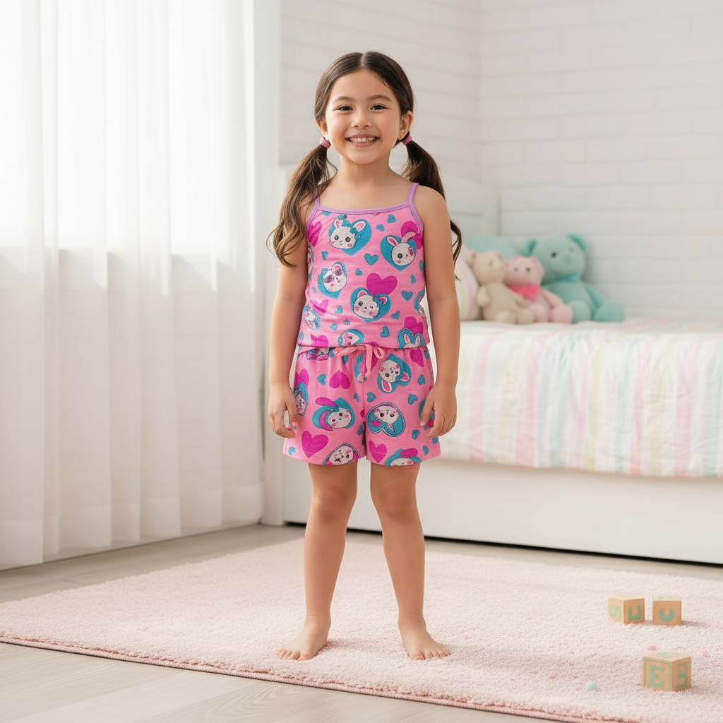 31113 PIJAMA SHORT NIÑA ANTONIA