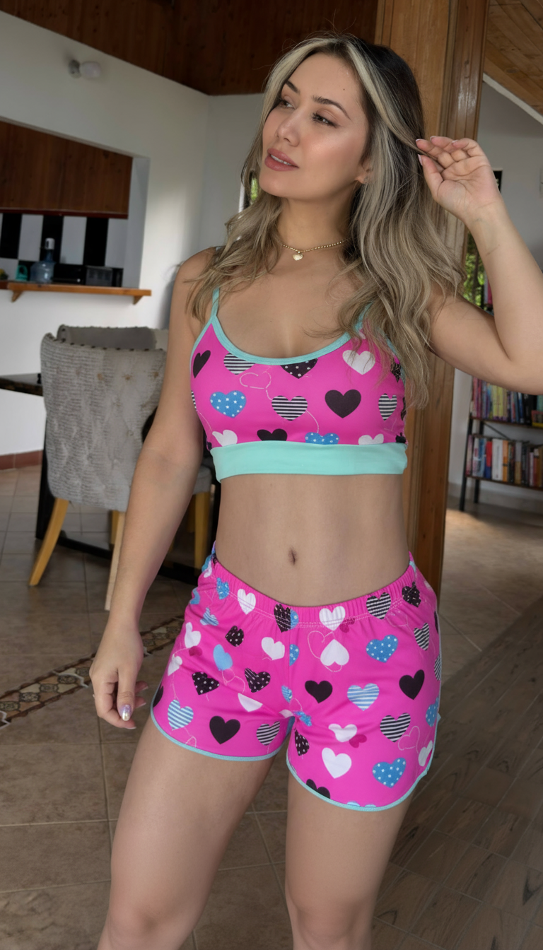 31110 PIJAMA DAMA SHORT ELEGANZA