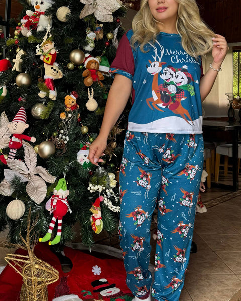 18020 JOGGER DAMA NAVIDAD