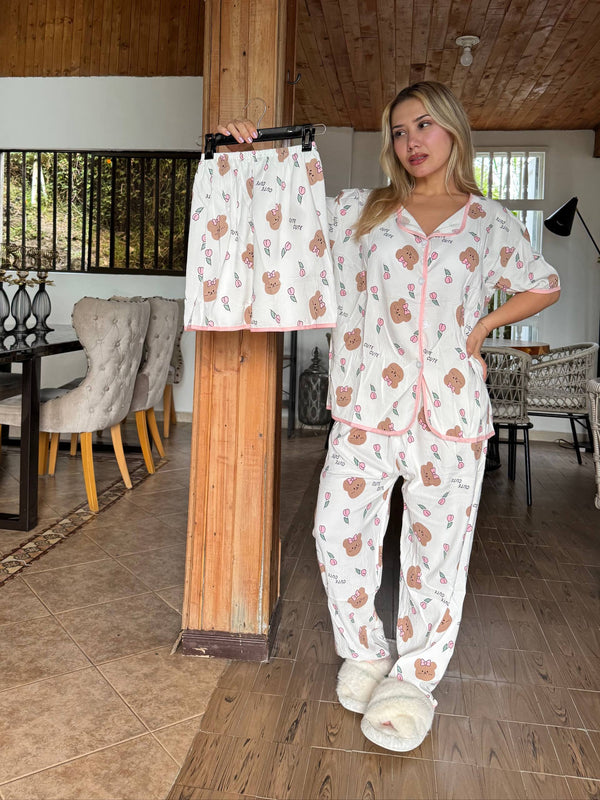 31012 PIJAMA TRIO BOTONES