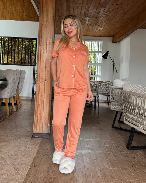 31011 PIJAMA PANT BOTONES VICTORIA