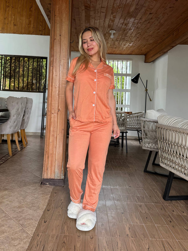 31011 PIJAMA PANT BOTONES VICTORIA