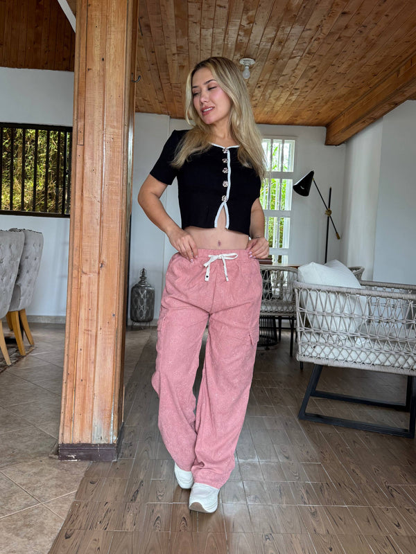 31001 PANTALON CORDOROY GRABADO