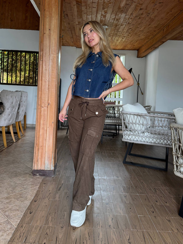 31000 PANTALON CORDOROY BOTONES