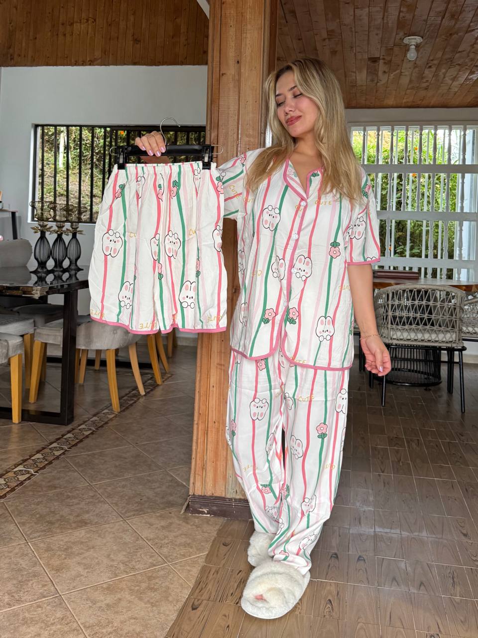31012 PIJAMA TRIO BOTONES