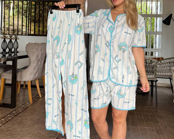 31012 PIJAMA TRIO BOTONES