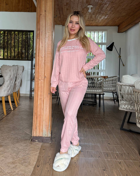 31010 PIJAMA PANT MANGA LARGA MARTINA