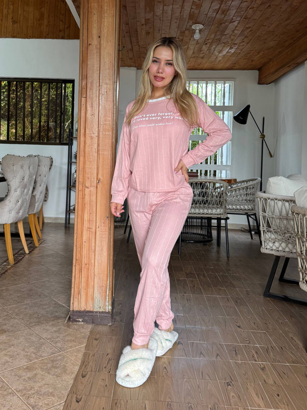 31010 PIJAMA PANT MANGA LARGA MARTINA