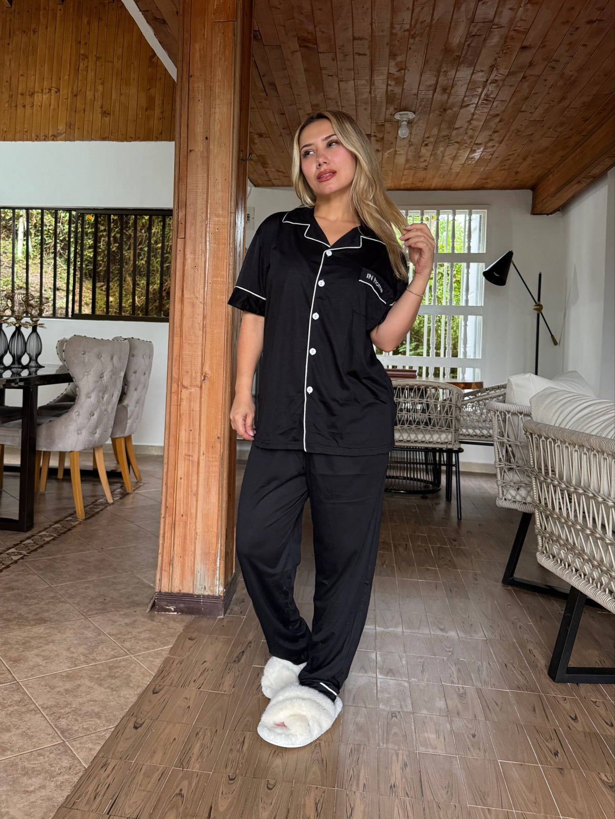 31011 PIJAMA PANT BOTONES VICTORIA