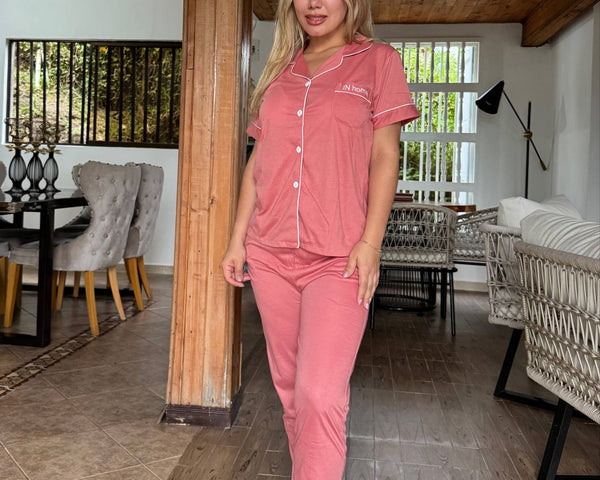 31011 PIJAMA PANT BOTONES VICTORIA