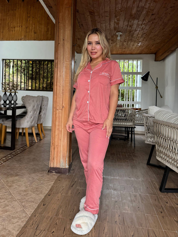 31011 PIJAMA PANT BOTONES VICTORIA