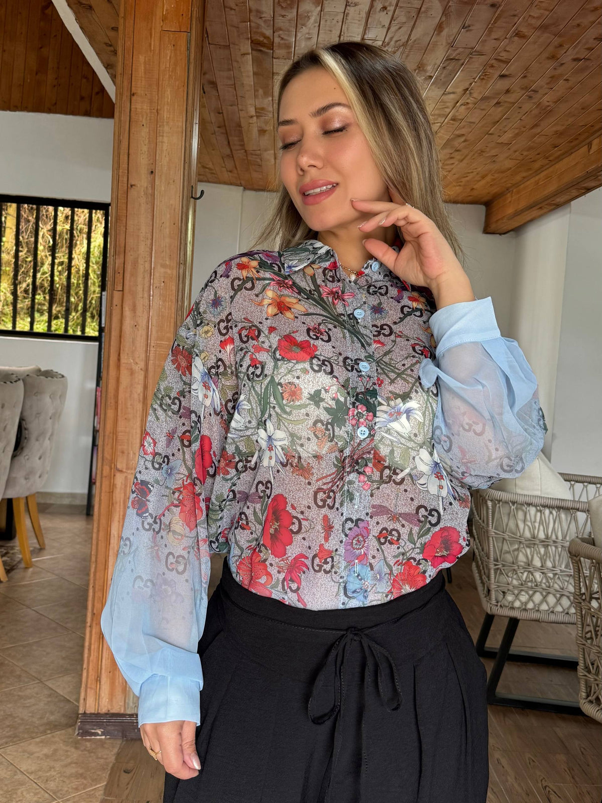 31118 CAMISA MANGA LARGA DALIA