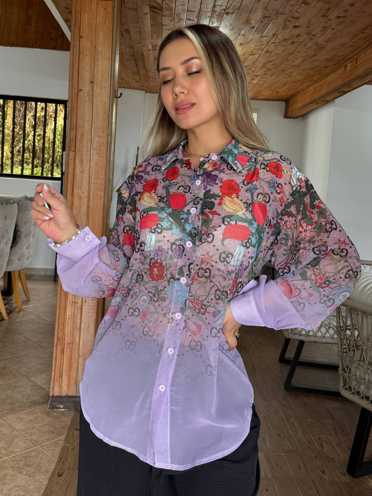 31118 CAMISA MANGA LARGA DALIA