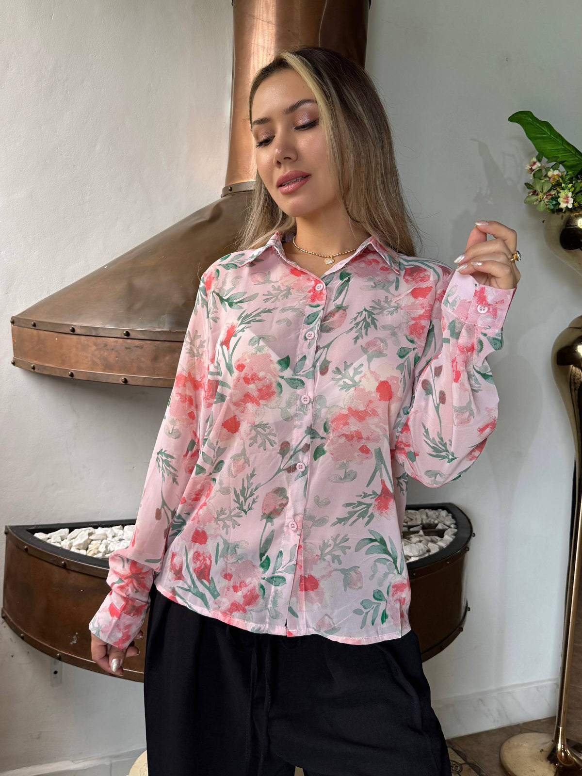 31121 CAMISA MANGA LARGA JAZMIN