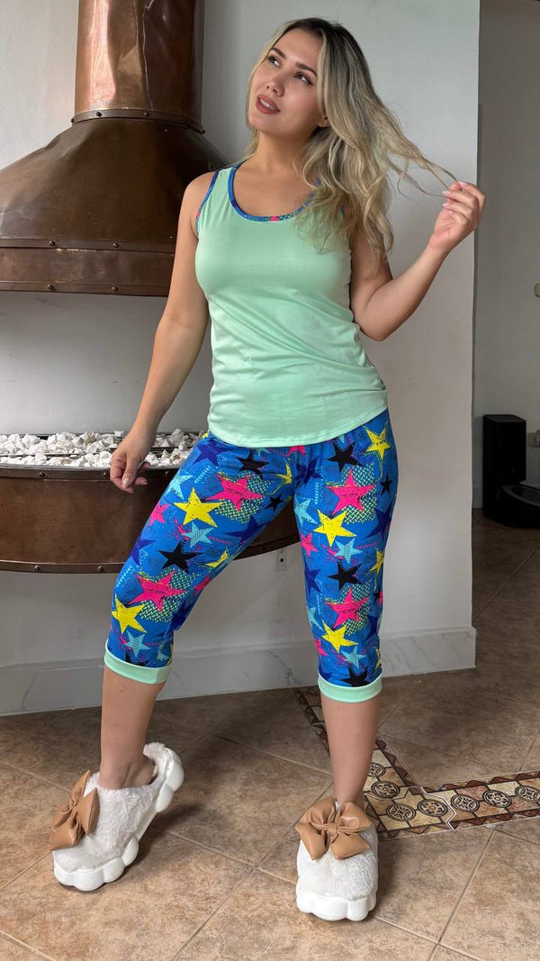 30873 PIAJAMA CAPRI ESQUELETO ANA