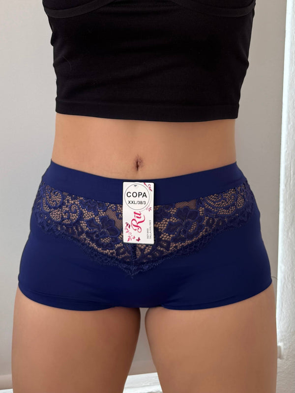 31082-CACHETERO BOXER DAMA RITUAL ENCAJE X12