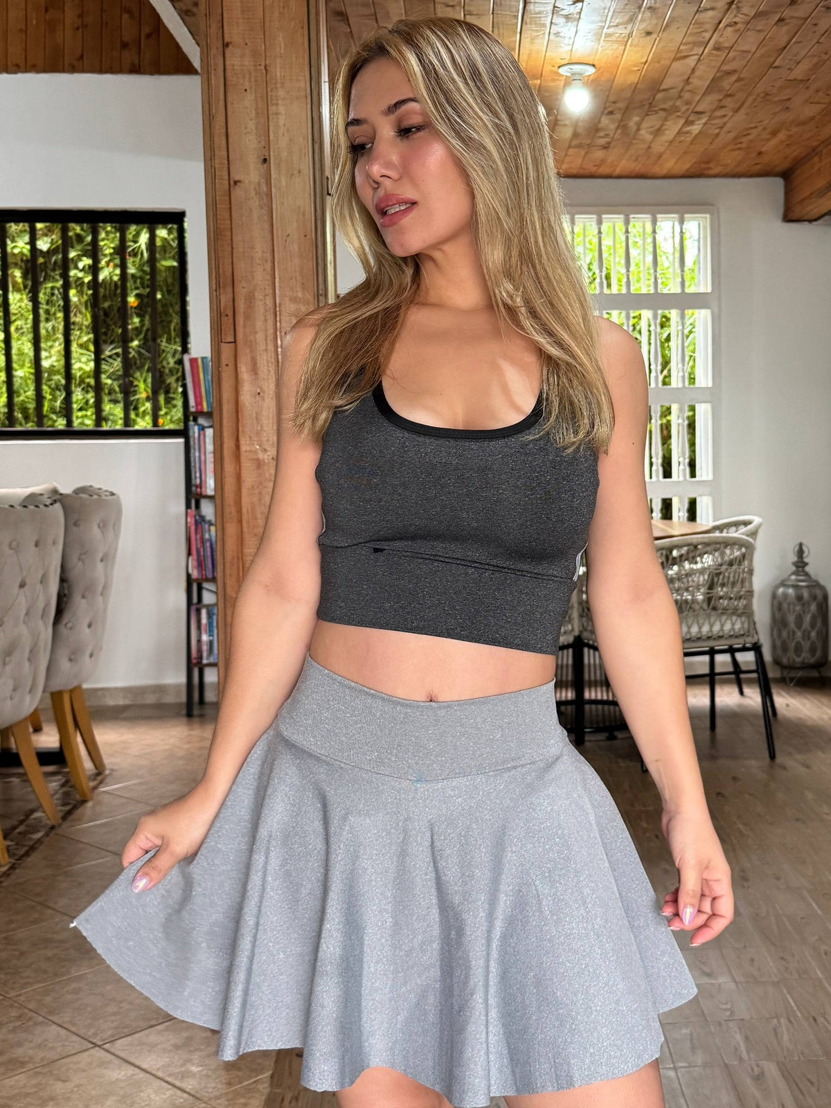 31101 FALDA SHORT FIORE