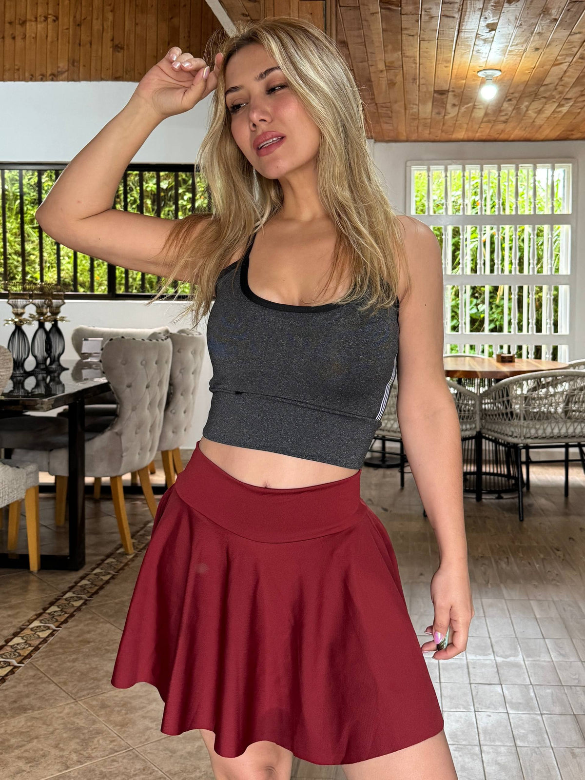 31101 FALDA SHORT FIORE