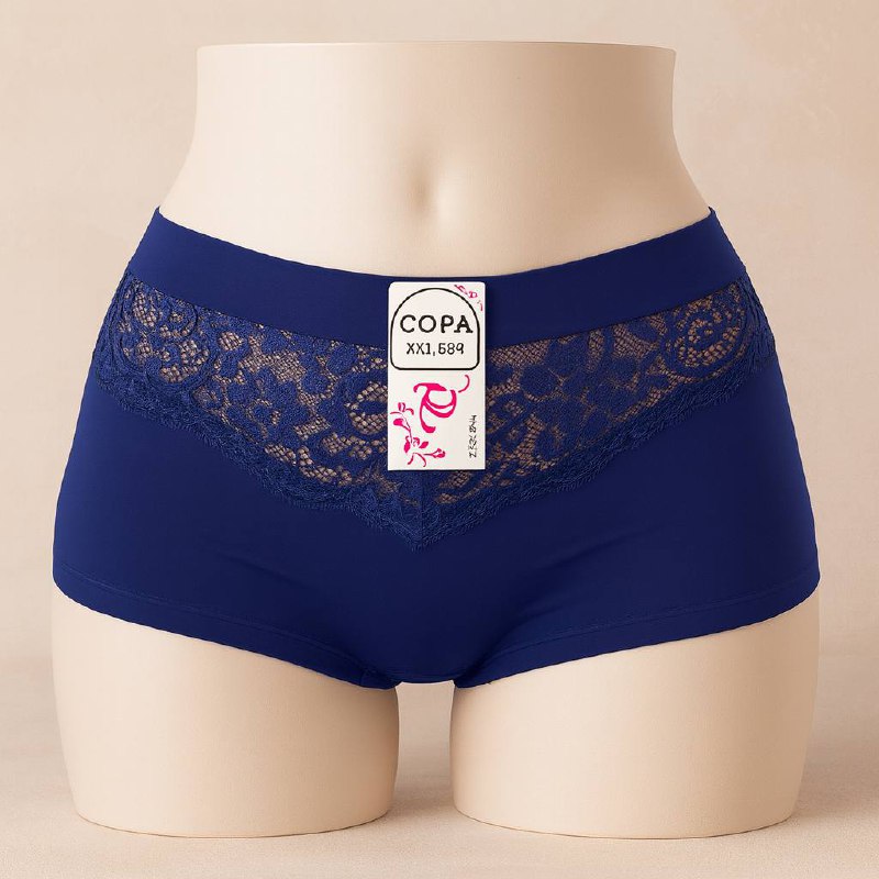 31082-CACHETERO BOXER DAMA RITUAL ENCAJE X12