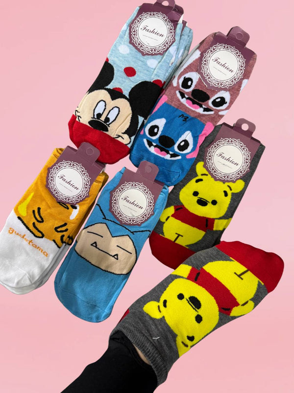 31107 MEDIA TALONETA PERSONAJES X 12