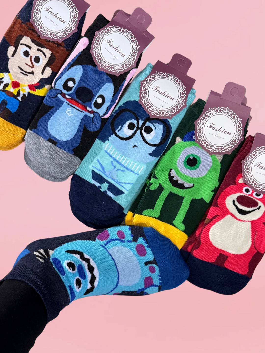 31107 MEDIA TALONETA PERSONAJES X 12