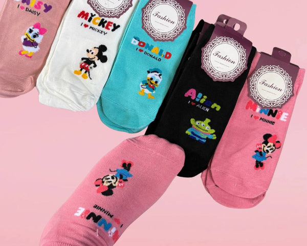 31107 MEDIA TALONETA PERSONAJES X 12