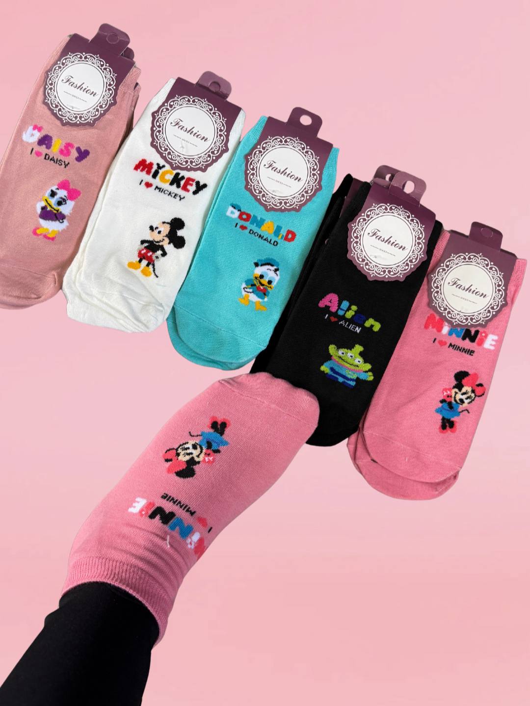 31107 MEDIA TALONETA PERSONAJES X 12